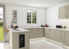 Ivory cabinets have polished granite tops that only add elegance. Newport Ivory Kitchen Doors Made To Measure From 2 99