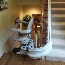 If there is a door or passageway at the bottom of the stairs then you will. Stair Lift Strategy For Staircases With A Landing Transitions Lift Elevator