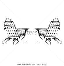 Back View Adirondack Drawing Clipart Clipartfest Chair Drawing Art Chair Lake Chairs