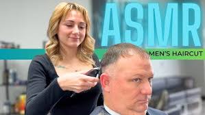 Relaxing ASMR Men's Haircut & Hair Wash