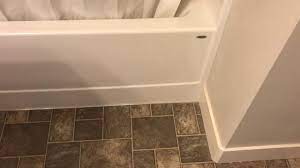 Frame a mirror with clips at the top. How To Prevent Water Damage To Your Baseboards Youtube