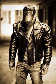 Mens 80s Inspired Short Leather Biker Jacket Hi Tek Mens Leather Jacket Biker Leather Men Black Leather Biker Jacket
