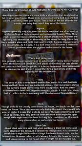 These Birds And Animals Should Not Enter Your House As Per Astrology Astrology Says That There Are Some Birds And Animals Hindu Rituals Hindu Mantras Mantras