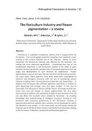 Crepe paper peony printable tutorial, home decoration project supply, diy paper flower lesson peonies are gorgeous flowers! Pdf The Floriculture Industry And Flower Pigmentation A Review