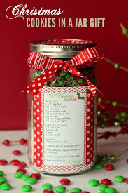 M&m christmas poem and free printable gift tag. Christmas Cookie Jar Gift Idea