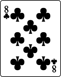 In playing cards, a suit is one of the categories into which the cards of a deck are divided. File Playing Card Club 8 Svg Wikipedia