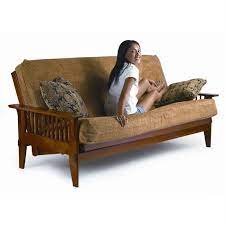 Nuevo living alexa french brown oak wood white upholstered linen seat side chair. How To Buy A Futon A Buying Guide