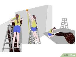 I love peel and stick wallpaper, easy on and easier off. How To Hang Wall Paper Over Wood Paneling 7 Steps With Pictures