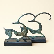 Metal Ibex Sculpture Wild Goat Metal Art Sculpture Constellation Capricorn Museum Quality Geometric Greek Art Art Decor Art Gift Idea Esculturas Arte En Metal Fondo De Arte