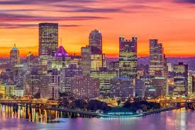 Seattle skyline at sunset panoramic photo photograph cool wall decor art print poster 36x12 seattle skyline photo print unframed dusk color city downtown 11.75 inches x 36 inches rainier photographic panorama poster picture standard size Pittsburgh Sunset Usa City Skyline Wallpaper Wall Mural