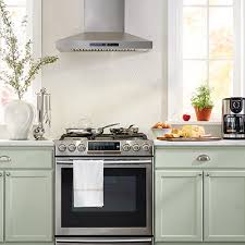 There is great quality exhaust fan meant specifically for a kitchen. Range Hoods The Home Depot