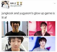 Best Friends Glow Up Together Lol Gotbang Got7 Bts Got7 Funny Got7 Meme Yugyeom