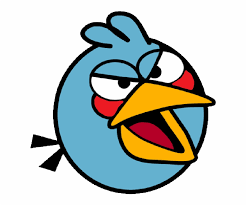 The mighty eagle (also known as the warm gas test article) is a prototype robotic lander developed by nasa at the marshall space flight center in huntsville, alabama. Mighty Blue Bird Easy Angry Birds Drawing Transparent Png Download 3371538 Vippng