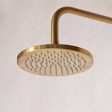 Maybe you would like to learn more about one of these? Britton Bathrooms Hoxton Rain Shower Head Wall Mounted Arm Brushed Brass Rain Shower Head Shower Heads Rain Shower