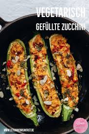 Vegetarisch Gefullte Zucchini Dieses Rezept Ist Simpel Und Kostlich Rezept Gefullte Zucchini Zucchini Gefullte Zucchini Vegetarisch