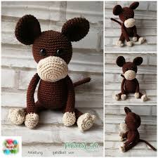 Für kleidung, kuscheltiere und und und. Affe Herr Kruger Hakelanleitung Nephi Handmade