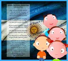 ¡libertad, libertad, libertad! oíd el ruido de rotas cadenas ved en trono a la noble igualdad. Mi Sala Amarilla Dia Del Himno Nacional Argentino Recursos Para El Aula