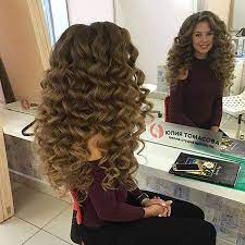 All women with long hair can agree sometimes you just want to put your hair away from your face, and with this hairstyle, you can. 12 Big Curly Long Hairstyles 5 Prom Hair Promhairstyles Curlyhair Longhair Longhairstyl Curls For Long Hair Big Curls For Long Hair Long Hair Styles