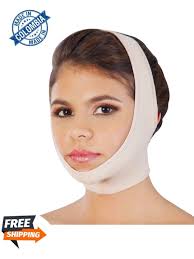 Faja Chin-Neck Bandage Support Face Post Surgery Liposuction Minimize  Swelling