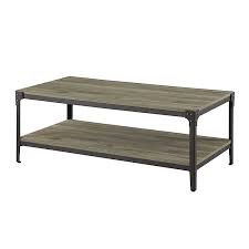 Wood slate coffee table : Slate Gray Rustic Wood Coffee Table Kirklands