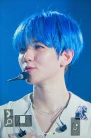 This smurf hat design is made for children and adults. Baekhyun Tries Blue Hair For The First Time Allkpop Forums