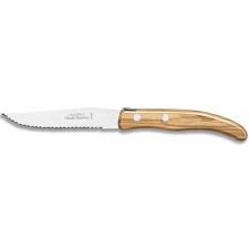 Couteau A Steak Berlingot Manche Bois Claude Dozorme