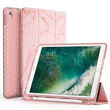 Amazon Com Ipad Pro 10 5 Case With Pencil Holder Swees Slim Full Body Protective Smart Cover Leather Case Rugged Shock Apple Ipad Case Ipad Apple Accessories