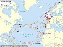 Your trip begins in new york, new york. Inkjet Cartridges From Container That Fell Off Ship Near New York In 2014 Are Found 4 000 Miles Away Info Magzine