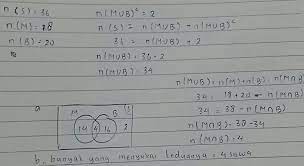 Tentukan banyak siswa dalam kelas tersebut Dalam Suatu Kelas Terdapat 36 Siswa Diantaranya Ada 18 Siswa Gemar Pelajaran Matematika 20 Siswa Brainly Co Id