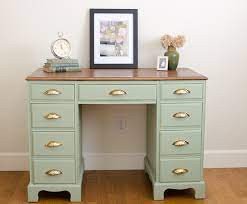 Folkart home decor chalk furniture & craft paint in assorted colors, 16 ounce, sage. A Vintage Desk Makeover With Sage Advice By A Green Paintbrush Interior Frugalista