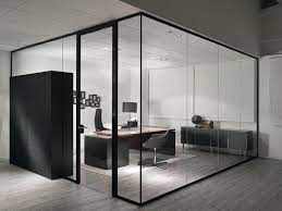 This can be done by breaking down the concrete walls and replacing them with glass for energy savings. Office Partitions For A Functional And Modern Workspace Office Interior Design Modern Office Design Office Dividers
