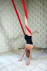Skyward Downward Dog W Split By Stephanye Of Ajna Life Aerial Yoga Dance In The Hammock Silks Lyra And Trapeze T Aerial Yoga Poses Aerial Yoga Yoga Swing