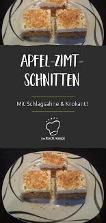 Apfel Zimt Schnitten Rezept Rezepte Lebensmittel Essen Kochrezepte