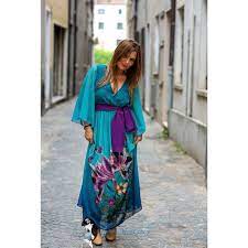 Mai sottovalutare il galateo quando ci sono abiti da cerimonia di mezzo: Abito Da Cerimonia In Stile Kimono Con Maniche A Campana E Stampa Floreale Lorcastyle