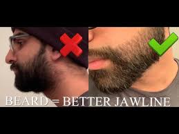Focuses on eyebrows as facial hair. How To Line Up And Trim Your Beard For Better Jawline Youtube