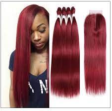 If you want it to look flawless, use a straightening iron. Burgundy Weave Middle Part 100 Natural Remy Human Hair Bundles