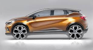 New Renault Captur Design Sketch Render Renault Captur Renault New Renault