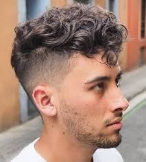 Messy Curly Top Curly Hair Fade Curly Hair Men Men S Curly Hairstyles