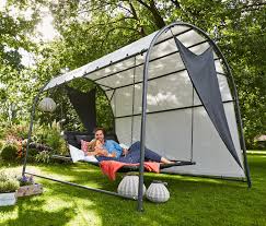 Pavillon Mit Abnehmbarer Hangeliege Leben Unter Freiem Himmel Spass Im Freien Whirlpool Garten