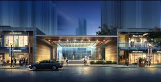 Commercial Business Center 059a 3d Model Max 1 Architecture 3d Model House Styles