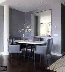 In small places, such as an entryway or a small living room, mirrors add depth and dimension by visually doubling the size of your space. Gorgeous Dining Rooms Featuring Mirrors Chairish Blog