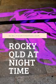 Rocky Qld Australia Rockhampton Night Time Region