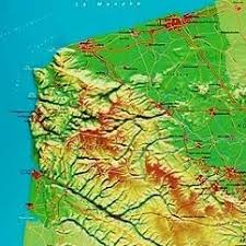 This area has been shaped after three centuries of coal extraction from 18th century to 20th century. Carte En Relief Du Nord Pas De Calais Georelief