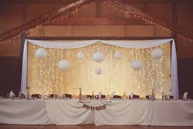 Handmade Ohio Ballroom Wedding Head Table Wedding Wedding Table Backdrop Ideas Head Table Wedding Backdrop