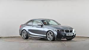 Used 2018 bmw 2 series m240i with rwd, keyless entry, spoiler, leather seats, 18 inch wheels, heated mirrors, satellite radio, seat memory, adaptive suspension. Used Bmw 2 Series M240i 2dr Nav Step Auto Grey Wn18whz Wakefield