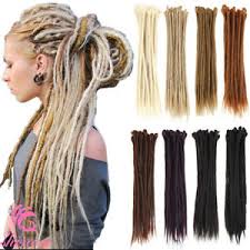 Cut off and brush out the tips in case you have blunted ends on the dreadlocks. Dreadlock Extensions In Extensions Aus Kunsthaar Echthaar Gunstig Kaufen Ebay