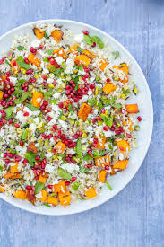 Lower your cholesterol with these recipes chosen by dietitian susie burrell. Warm Christmas Rice Salad With Butternut Squash And Pomegranate Seeds Easy Peasy Foodie