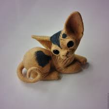 kupit kanadskij sfinks germiona bezhevyj kot koshka kotenok sfinks kanadskij sfinks poroda chuvstvovali zhivotnye vyazannye vojlochnye zhivotnye kotenok