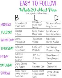 This Easy To Follow Whole30 Meal Plan Also Includes Whole 30 Meal Plan Easy Whole 30 Recipes Whole 30 Diet