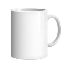 Taza Sublimable de Ceramica Recta con Asa Blanco Glossy 325cm3
